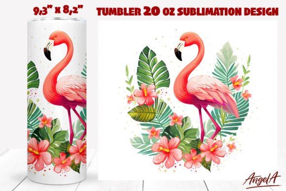 Download Flamingo Tumbler Wrap / Summer Tumbler - Summer tumbler Collection