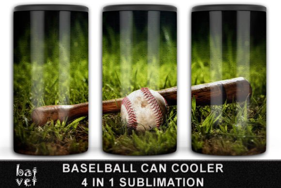 Download 4 in 1 Baseball Can Cooler PNG Design - 4 in 1 Collection