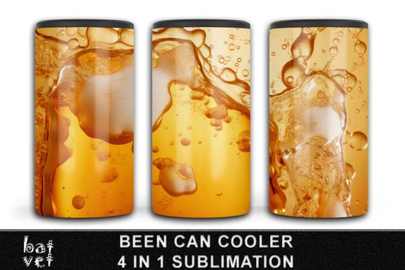 Download 4 in 1 Beer Can Cooler Sublimation PNG - Premium Resources